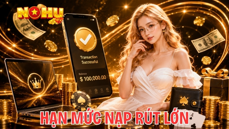 Hạn mức Nạp - Rút lớn tại Nohu90